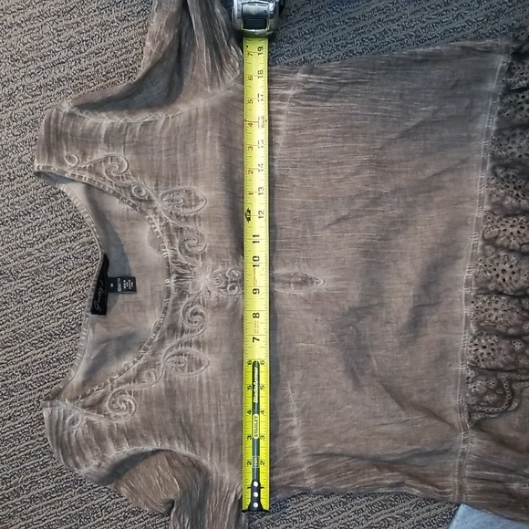 Gretty Zueger Long Sleeve Blouse Size Medium - Picture 10 of 13